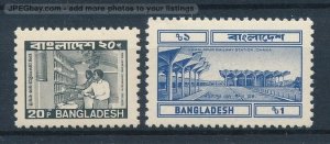 [123571] Bangladesh 1983 Railway train eisenbahn station  MNH