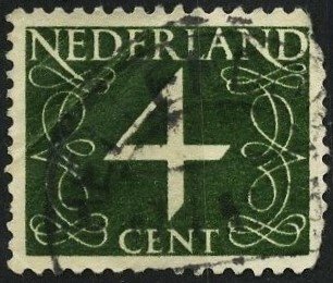 NETHERLANDS #285, USED FAULT - 1946 - DAN003