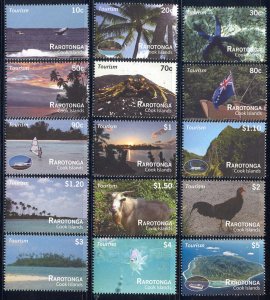 Cook Islands - 2011 MNH set of 15 stamps #1367-81 cv 38.00 Lot #278