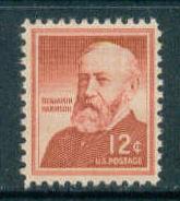 1045 12c Harrison Fine MNH