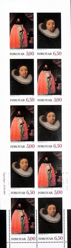 Faroe Islands #436-437 MNH complete stamp booklet