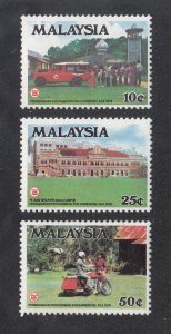 Malaysia Scott #165-167 MNH