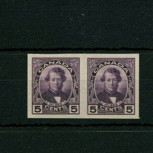 #146 SUPERB IMPERF PAIR VF MNH  Cat $320 Canada mint 