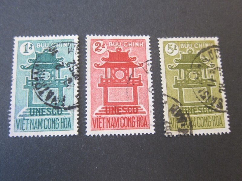 Vietnam 1961 Sc 178-80 FU