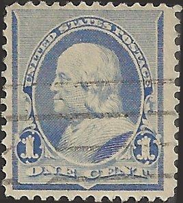 # 219 DULL BLUE USED BEN FRANKLIN SCV-0.75