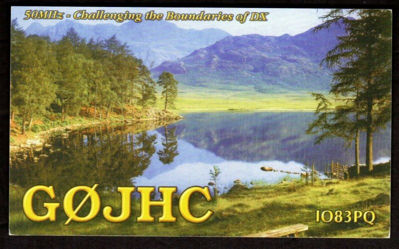 QSL QSO RADIO CARD *Neil Carr,Map of Leyland,G0JHC, England (Q4055)