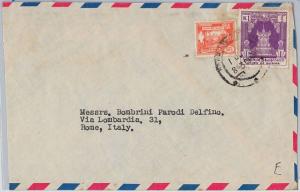 BURMA -  POSTAL HISTORY - COVER  to ITALY 1963