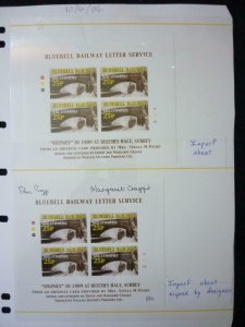 COLLECTION OF RAILWAY STAMPS