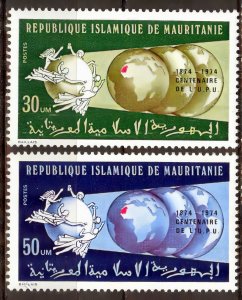 Mauritania 1974 Sc#316/317 UPU CENTENARY Set (2) MNH