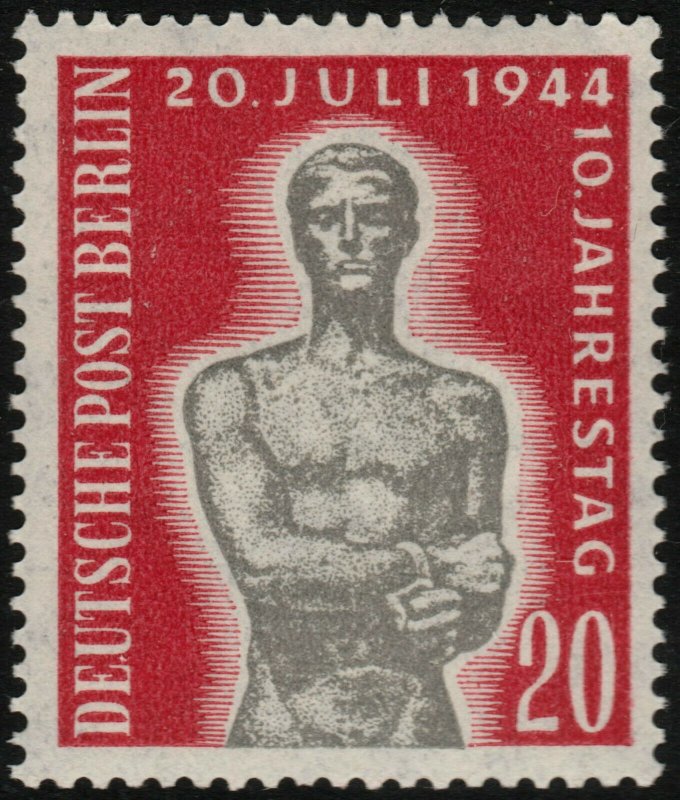 ✔️ GERMANY BERLIN 1954 - ASSASSINATION ANNIV. - SC. 9N107 ** MNH [GEB119]