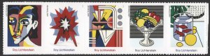 SC#5792-5796 (Forever) Roy Lichtenstein Strip of Five (2023) SA