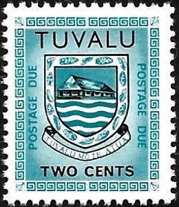 Tuvalu 1981 Postage Due Sc# J2 Mint NH Perf. 14. All Additional Items Ship Free.