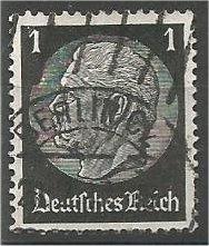 GERMANY, 1933, used 1pf, Pres.von Hindenburg Scott 415