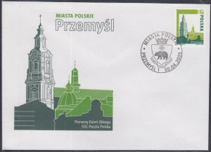 POLAND Sc # 3780 FDC - CITY of PRZEMYSL POLAND's 2nd OLDEST CITY