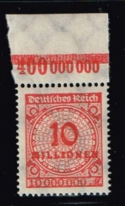 Germany 1923,Sc.#286 MNH, plate printing, Value in Millionen