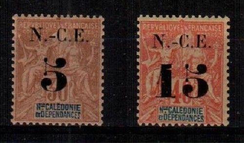 New Caledonia Scott 64-5 Mint hinged (Catalog Value $21.00)