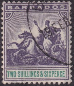 Barbados 1904-1910 SC 101 Used 