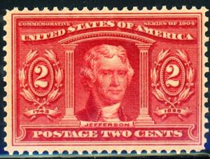 U.S. #324 MINT OG NH