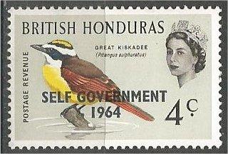 BRITISH HONDURAS, 1964, MNH 4c, SELF GOVERNMENT, Scott 184