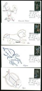 #3945-48 Constellations Junction FDC Set