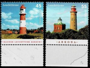 Germany 2012,Sc.#2680-1 MNH, Lighthouses