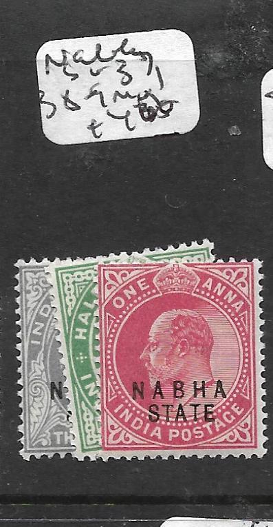 INDIA NABHA (P2701B) KE SG 37, 38-9  MOG