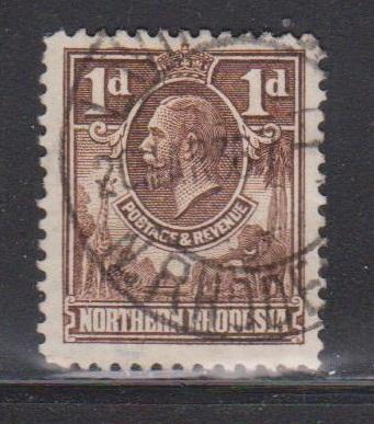 NORTHERN RHODESIA Scott # 2 Used - KG & Animals