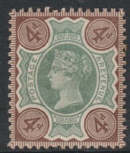 GB Scott 116 - SG205, 1887 Jubilee 4d MH*