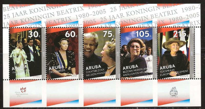 ARUBA   SC # 254 a-e     MNH