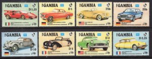 Gambia 620-627 Cars MNH VF