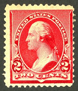 U.S. #220 MINT OG LH THIN