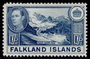 FALKLAND ISLANDS GVI SG158, 1s light dull blue, LH MINT. Cat £75.