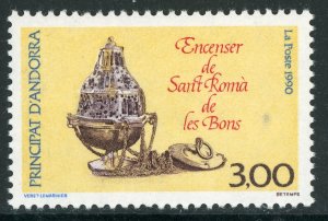 French Colony 1990 Andorra Censer of Rome Sc #395 MNH H257 ⭐⭐