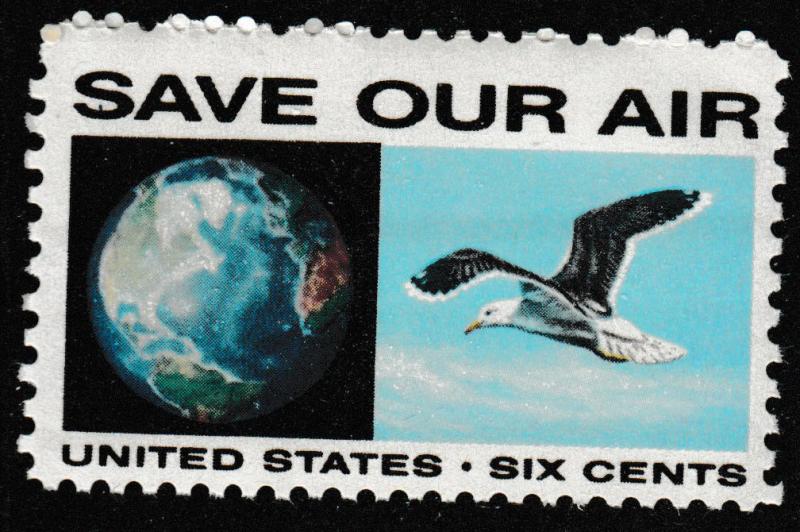 US 1413 Anti-Pollution Save our Air 6c single (1 stamp) MNH 1970