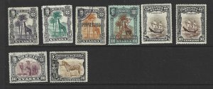 NYASSA Lot of 8 Different Mint (7) & Used (1) stamps 2019 CV $11.50