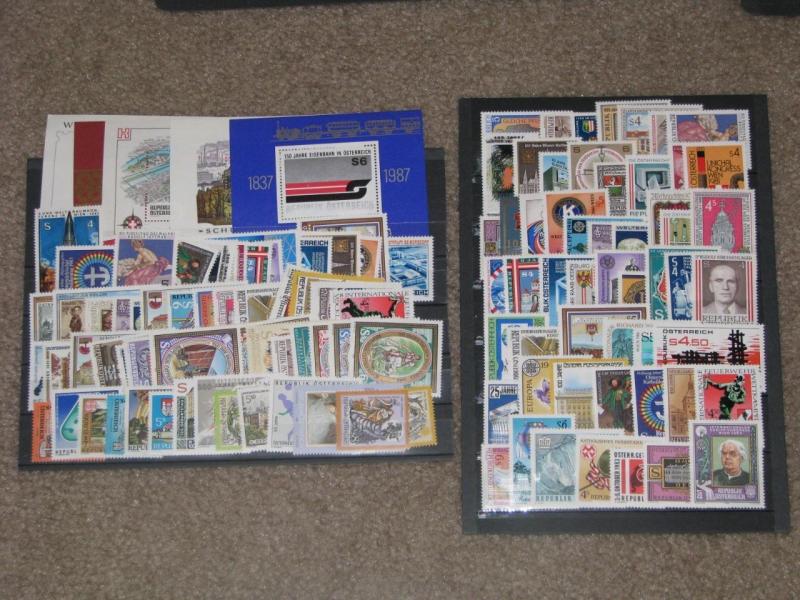 Austria 100+ MNH stamps, Lot# A2