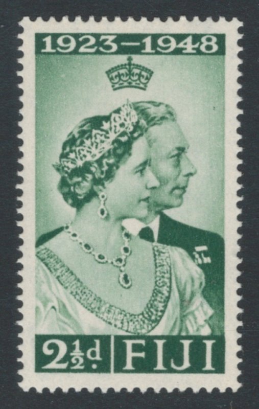 Fiji 1948 Royal Silver Wedding Omnibus Issue 2 1/2p Scott # 139 MH