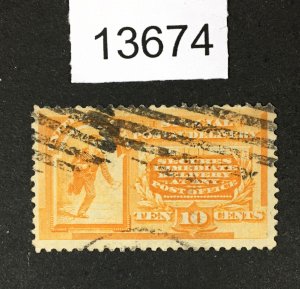 MOMEN: US STAMPS # E3 USED LOT #13674