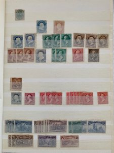 Small collection in stockbook, MNH, Hinged, NG, few used, Good CV