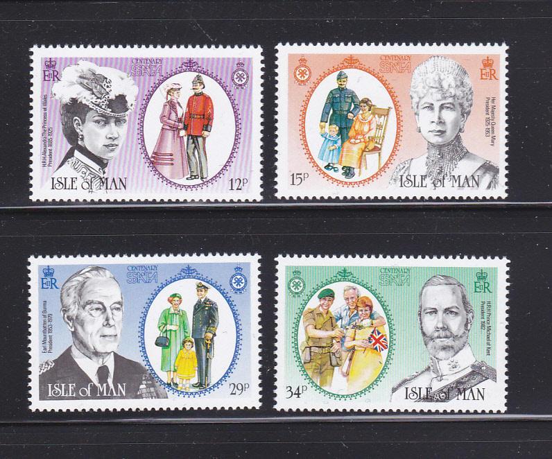 Isle of Man 287-290 Set MNH SSA Presidents (A)