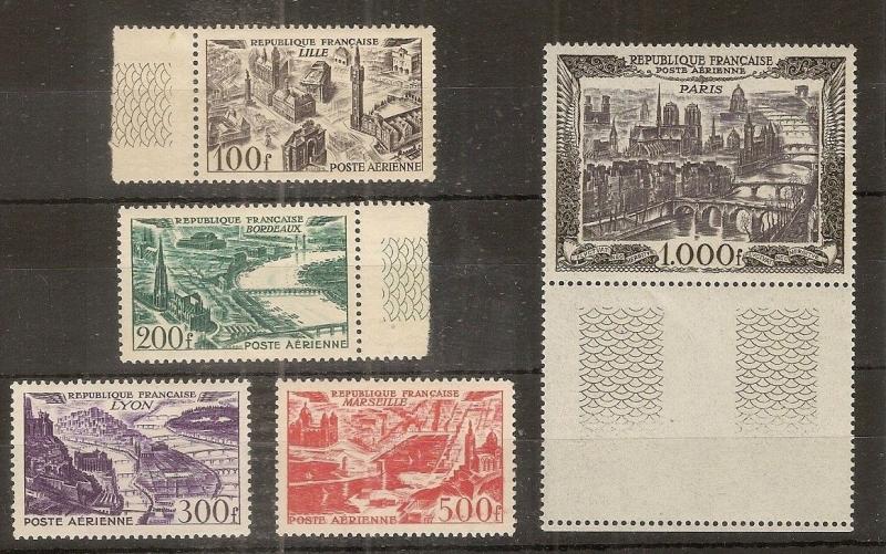 France 1949 Airs Cities SG1055-1059 MNH Cat£350