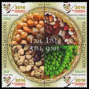 2016 Moldova 976-979VB International Year of Pulses 9,50 €