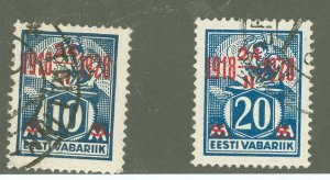 Estonia #86/88 Used Multiple