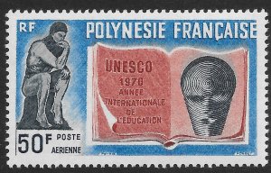 FRENCH POLYNESIA SG121 1970 INTERNATIONAL EDUCATION YEAR MNH