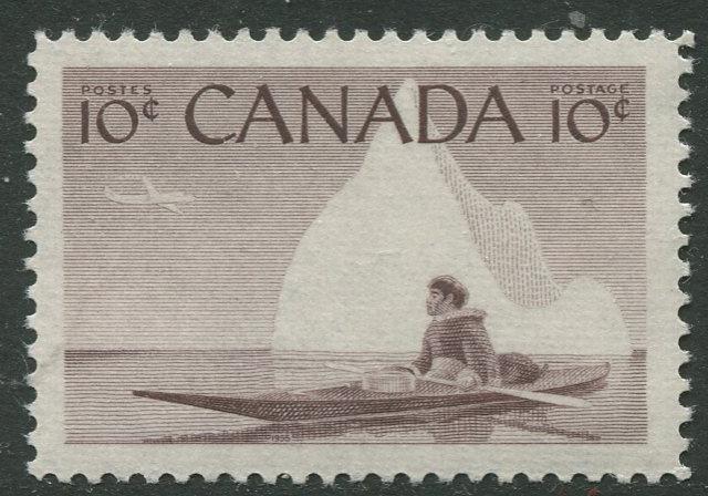 STAMP STATION PERTH Canada #351 Inuit in Canoe1955 MNH CV$0.40