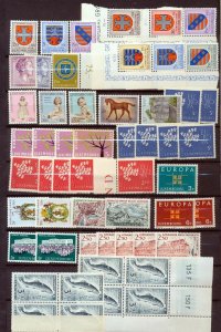 Luxembourg MNH MH Collection (Appx 200 Items) (Top 38)