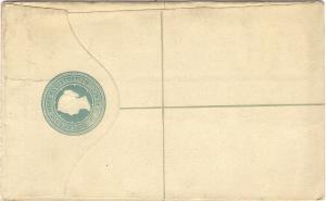 Cape Of Good Hope Queen Victoria 4d Registered Postal Stationery Envelope CGH