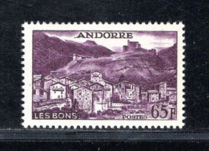 ANDORRA - FRENCH ADMINISTRATION SC# 140 FVF/MOG