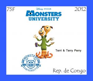 CONGO SHEET DISNEY MONSTERS