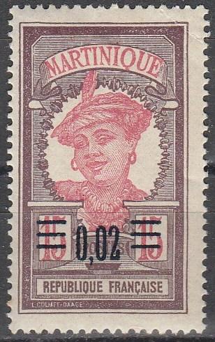 Martinique #109 MNH F-VF   (V3311)